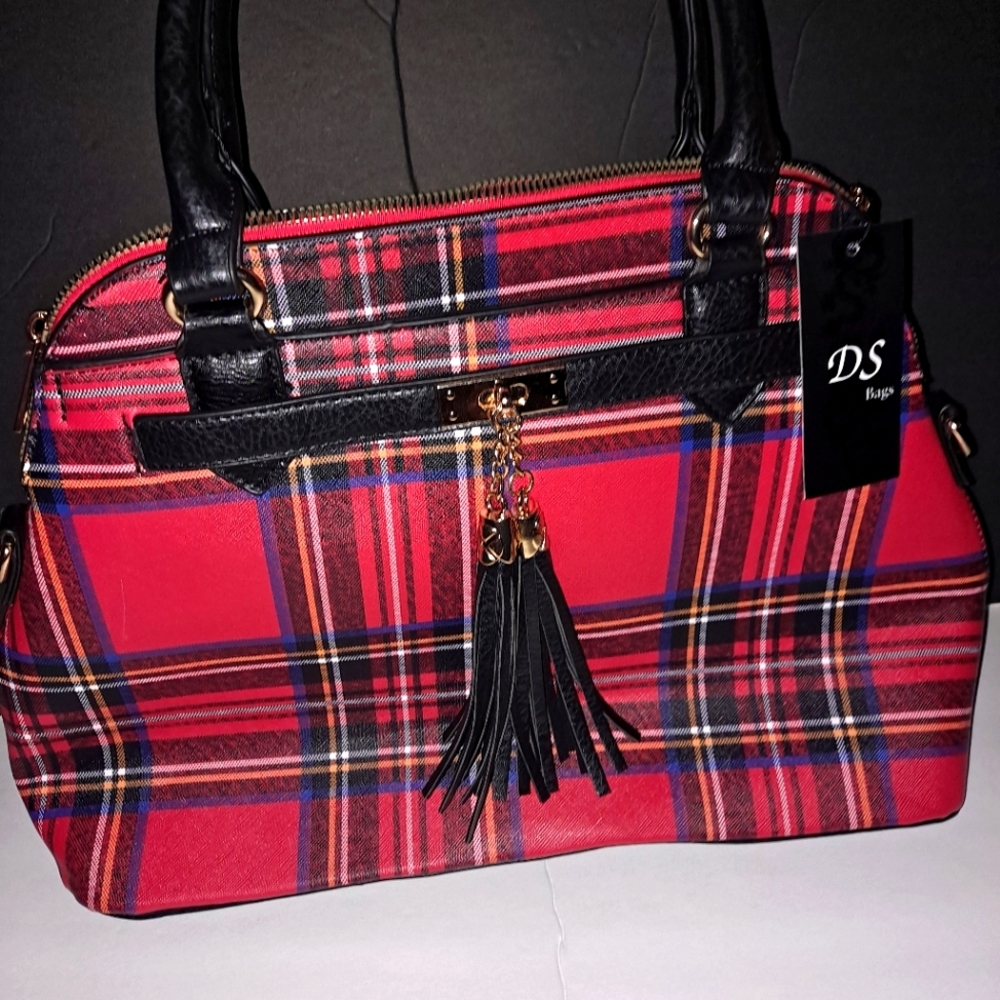 Plaid DS satcal red